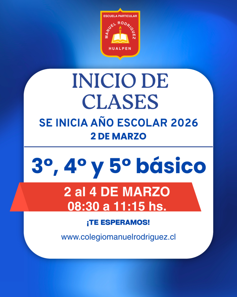 3° a 5° 2026